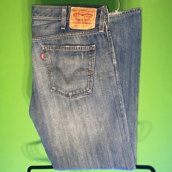 ⭐️ HOST PICK ⭐️ Men’s Vintage look LEVIS 507 blue denim jeans levis 507 38x30 - Picture 3 of 8